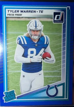 Tyler Warren (rookie) front