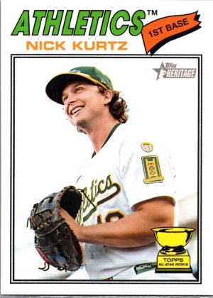 2026 Topps Heritage #275 Nick Kurtz front