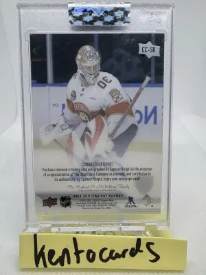 Clear Cut Spencer Knight Auto back