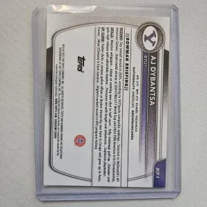 Bowman Chrome U 1st AJ Dybantsa back