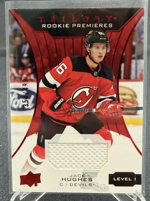 2019-20 Trilogy - Jack Hughes - Rookie Premieres (Level 1) - 356/499 - 83 front