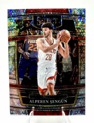 2021-22 Select Concourse ALPEREN SENGUN Silver Disco ROOKIE Prizm front