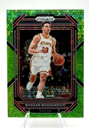 2022-23 Prizm BOGDAN BOGDANOVIC Green Fast Break /5 front