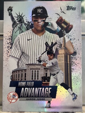 Topps 2025 Series 1 Aaron Judge Home Field Advantage HA-1 front