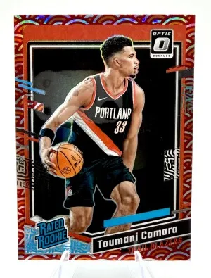 2023-24 Donruss Optic TOUMANI CAMARA Photon ROOKIE Prizm SP front