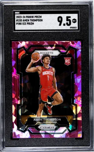 2023-24 Panini Prizm Amen Thompson SGC 9.5 front