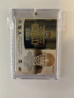 2024-25 Upper Deck The Cup Dominik Hasek All Star Royalty Auto /6 back
