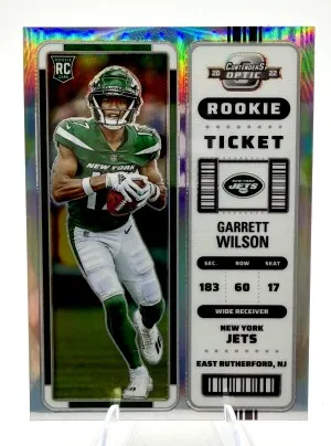 2022 Optic Contenders GARRETT WILSON Silver Holo ROOKIE Ticket front