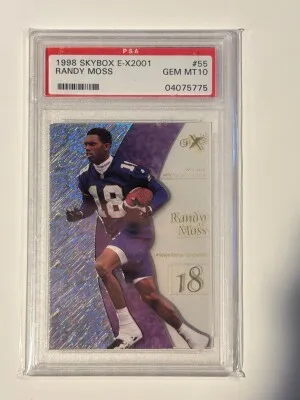 1998 Skybox E-X2001 Randy Moss front