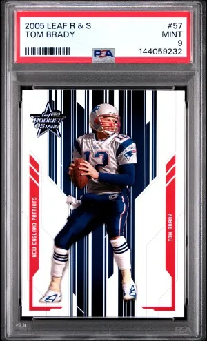 2005 Leaf R & S Tom Brady front