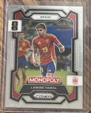 LAMINE YAMAL 2026 Prizm Monopoly FIFA World Cup Base front
