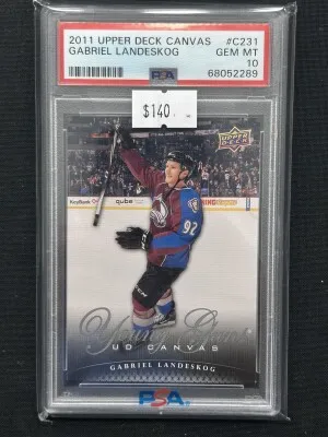 2011 Upper Deck Canvas Gabriel Landeskog front