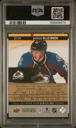 2013 Upper Deck Canvas Nathan Mackinnon back