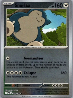 ME03: Perfect Order #063/088 Snorlax Reverse Holo front