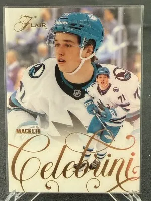 2025-26 Fleer Flair - Macklin Celebrini - 106 front