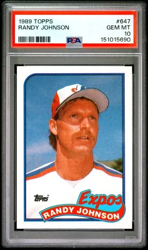 1989 Topps Randy Johnson front