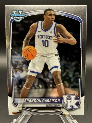 Brandon Garrison (Kentucky) 2025-2026 Bowman Basketball Chrome #BCP-97