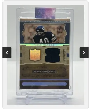 Gale Sayers 2006 Playoff National Treasures Patch /49 front