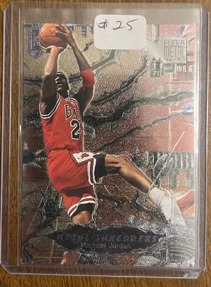 1996-97 Fleer Metal - Metal Shredders Michael Jordan #241 front
