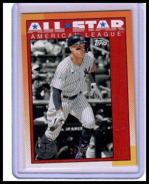 2025 Topps All Star NO NAME Aaron Judge /35 front