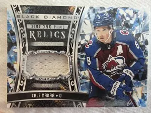 2022-23 Upper Deck Black Diamond Diamond Mine Relics Cale Makar Jersey #DMR-MA front