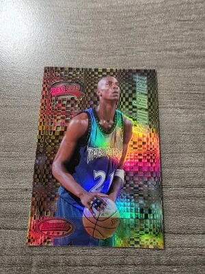 1997 Bowman Best Best Cuts Kevin Garnett Refractor front