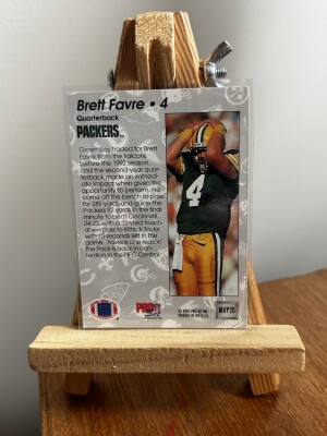 READ - 1992 Pro Set Brett Favre #MVP20 back