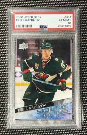 Kirill Kaprizov Young Guns PSA 10 front