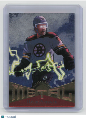 2023-24 SkyBox Metal Universe Retro David Pastrnak #RT-14 front