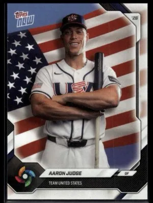 USA01 Aaron Judge 2026 Topps Now World Baseball Classic - Team Set USA front