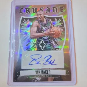 2023 Phoenix Crusade Vin Baker Autograph front