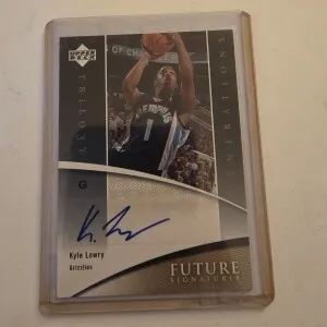 2006 Upperdeck Trilogy Kyle Lowry Future Signatures front