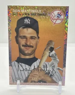 Don Mattingly 2023 Topps Chrome Platinum /75 front
