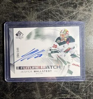 2024-25 Jesper Wallstedt SP Authentic /599 front