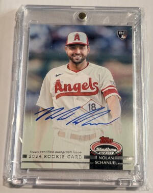 2024 Topps Stadium Club | Nolan Schanuel Rookie Auto #46/50 🔥 front