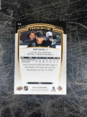 2024-25 Upper Deck Stature  Will Smith /249 back