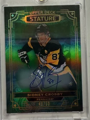 Sidney Crosby Stature Auto Green /50 front