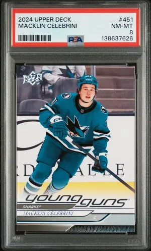 2024 Upper Deck Macklin Celebrini front