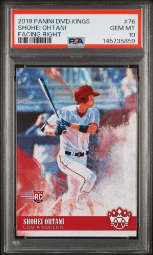 2018 Panini Diamond Kings Shohei Ohtani Facing Right PSA 10 front