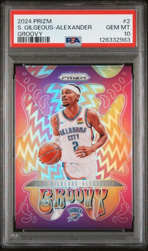2024 Panini Prizm Groovy S. Gilgeous-Alexander front