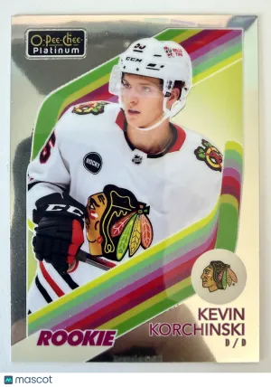 2023 O-Pee-Chee Platinum Kevin Korchinski Rookie front