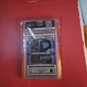 2022 Obsidian Shai Gilgeous Alexander Electric Etch Purple  #39 /99 PSA 10 back