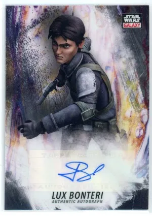 2022 Topps Chrome Star Wars Galaxy Jason Spisak as Lux Bonteri Autograph