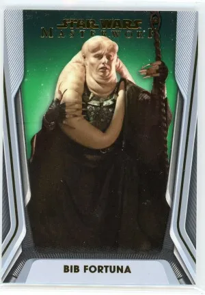 2021 Topps Star Wars #13 Bib Fortuna Masterwork Green 62/99