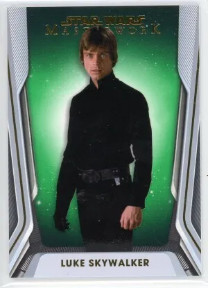 2021 Topps Star Wars Masterwork #69 Luke Skywalker Green 21/99