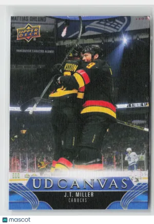 2023-24 Upper Deck Series 1 UD Canvas J.T. Miller #C78 front