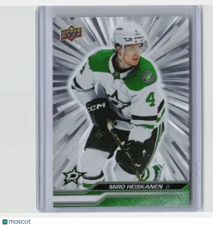 2023-24 Upper Deck Series 2 Miro Heiskanen #309 Outburst front