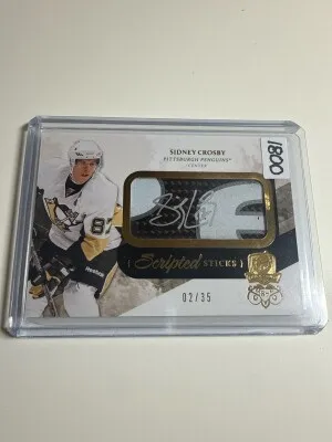 2010-11 The Cup Scripted Sticks Crosby /35 front