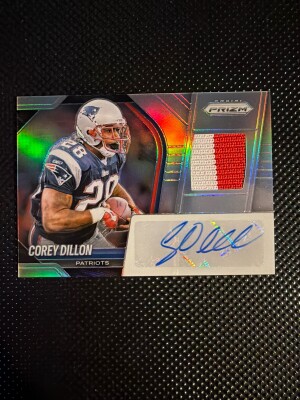 2025 Prizm Corey Dillon Patch Auto /99 front