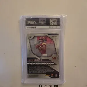 2024 Prizm Jayden Daniel's Silver Prizm #347 back